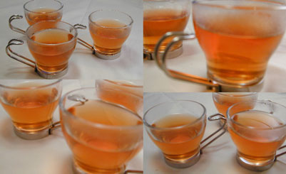 Quince Metheglin in glasses, pictures by Greg Lindgren