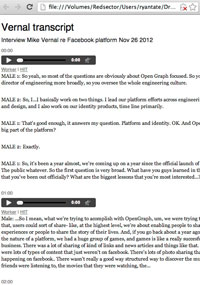 Example Typingpool HTML transcript