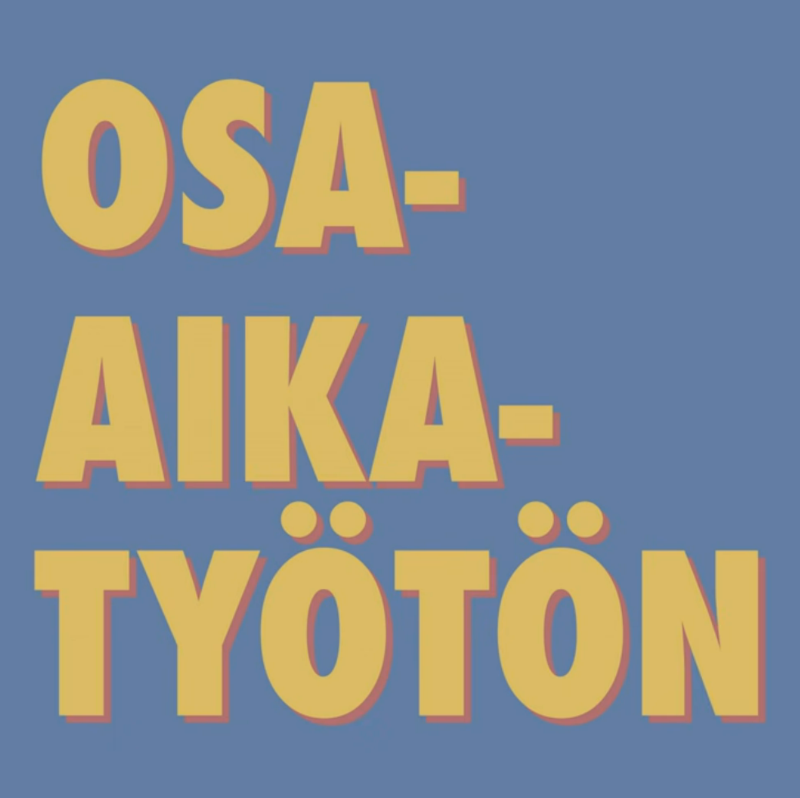 Image of words Osa-aikatyötön
