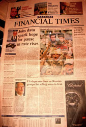 FT front page